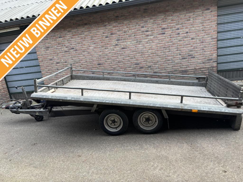Hapert Machinetransporter oprijwagen aanhanger aanhangwagen, Gebruikt
