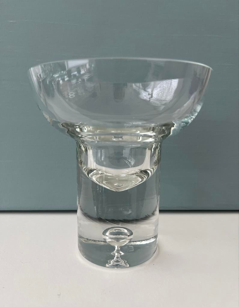 Iittala glazen schaal/ waxinehouder, Ophalen of Verzenden