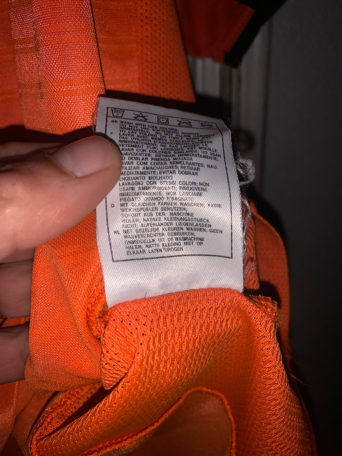 Valencia CF Thuisshirt Oranje - Maat L, Sport en Fitness, Maat L, Ophalen of Verzenden, Zo goed als nieuw, Shirt
