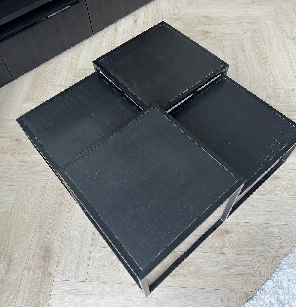 Salon tafel TE KOOP!, Gebruikt, 100 tot 150 cm, Rechthoekig, 50 tot 100 cm