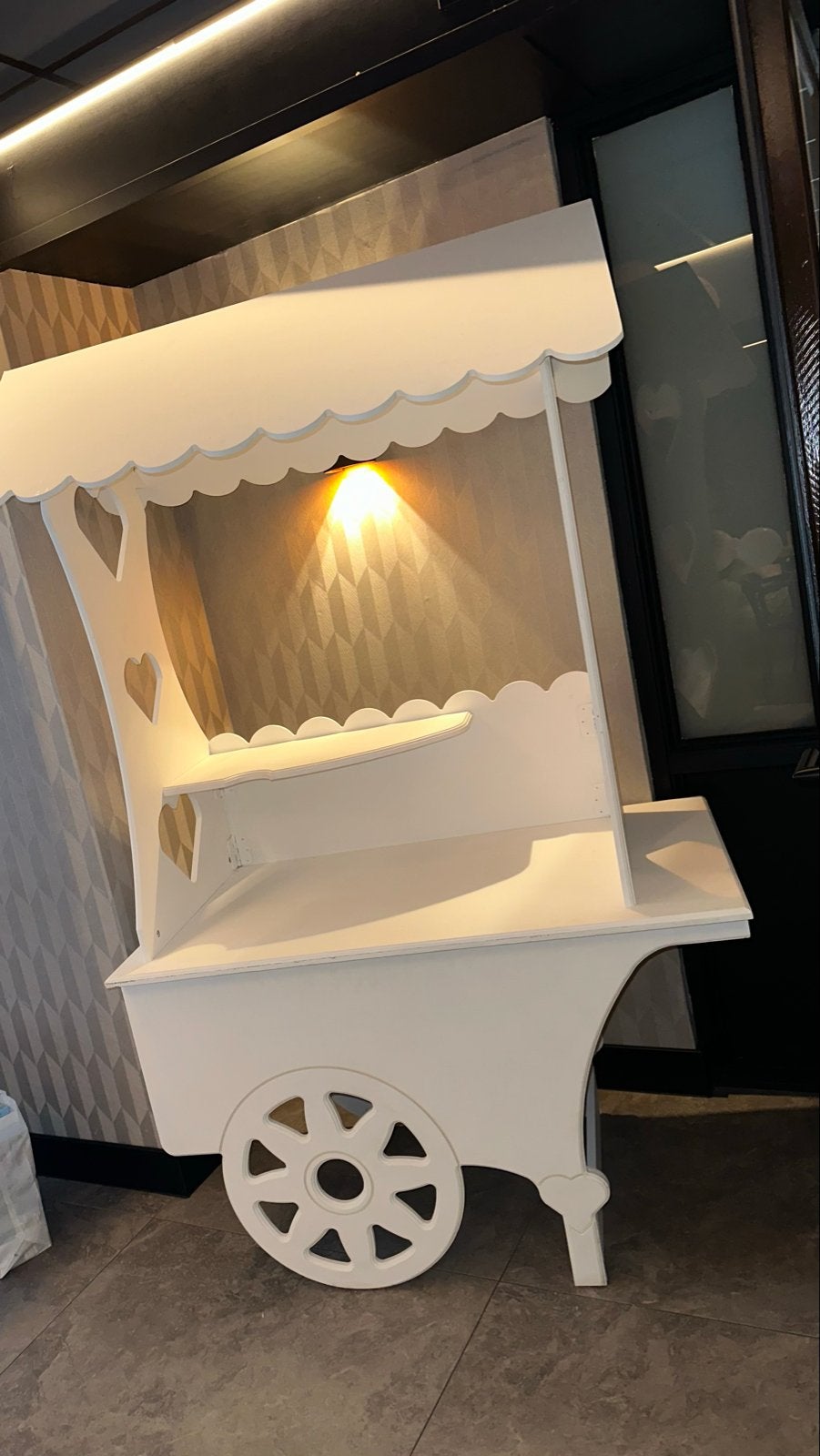 Snoepkar / Sweet Cart / Candy Car te huur, Ophalen, Zo goed als nieuw, Feestartikel, Verjaardag