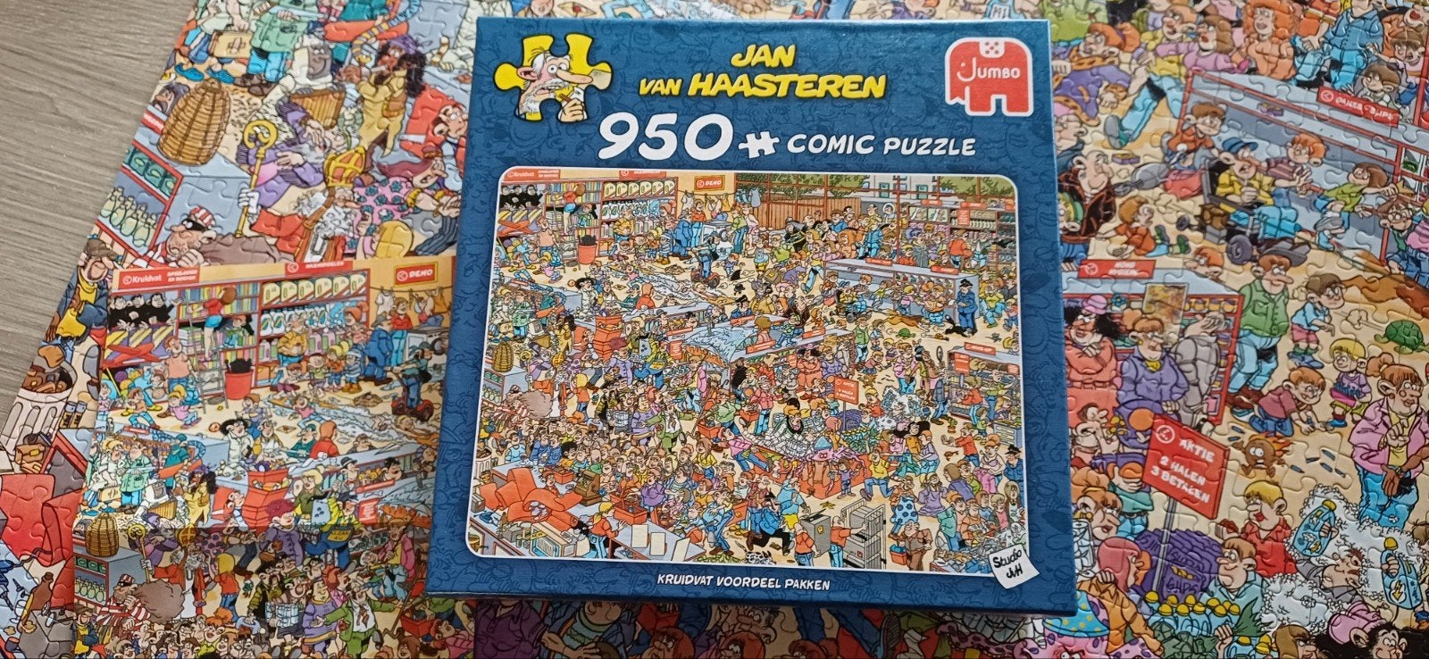 Jan van Haasteren Puzzel 950 stukjes - Kruidvat, Ophalen, 500 t/m 1500 stukjes, Zo goed als nieuw, Legpuzzel