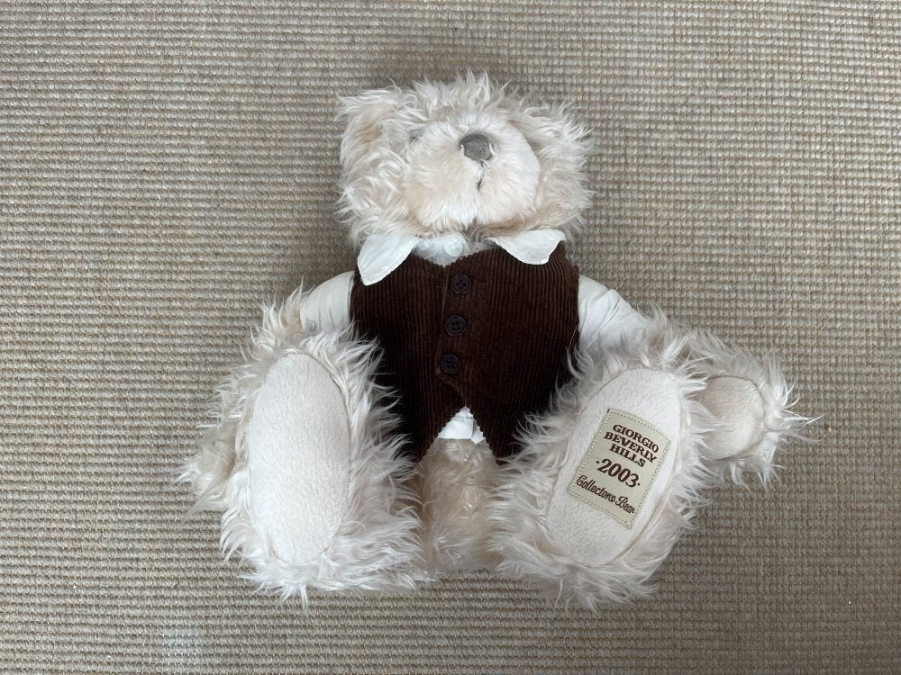 Giorgio Beverly Hills teddybeer "Collectors Bear 2003", Ophalen of Verzenden, Gebruikt, Stoffen beer, Overige merken
