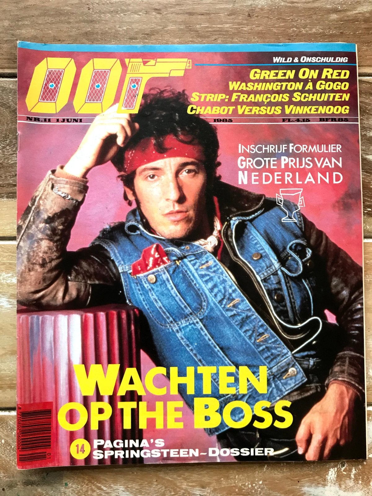 OOR Magazine 1985 BRUCE SPRINGSTEEN Green On Red BLOW MONKEE, Ophalen of Verzenden, Zo goed als nieuw, Muziek, Film of Tv