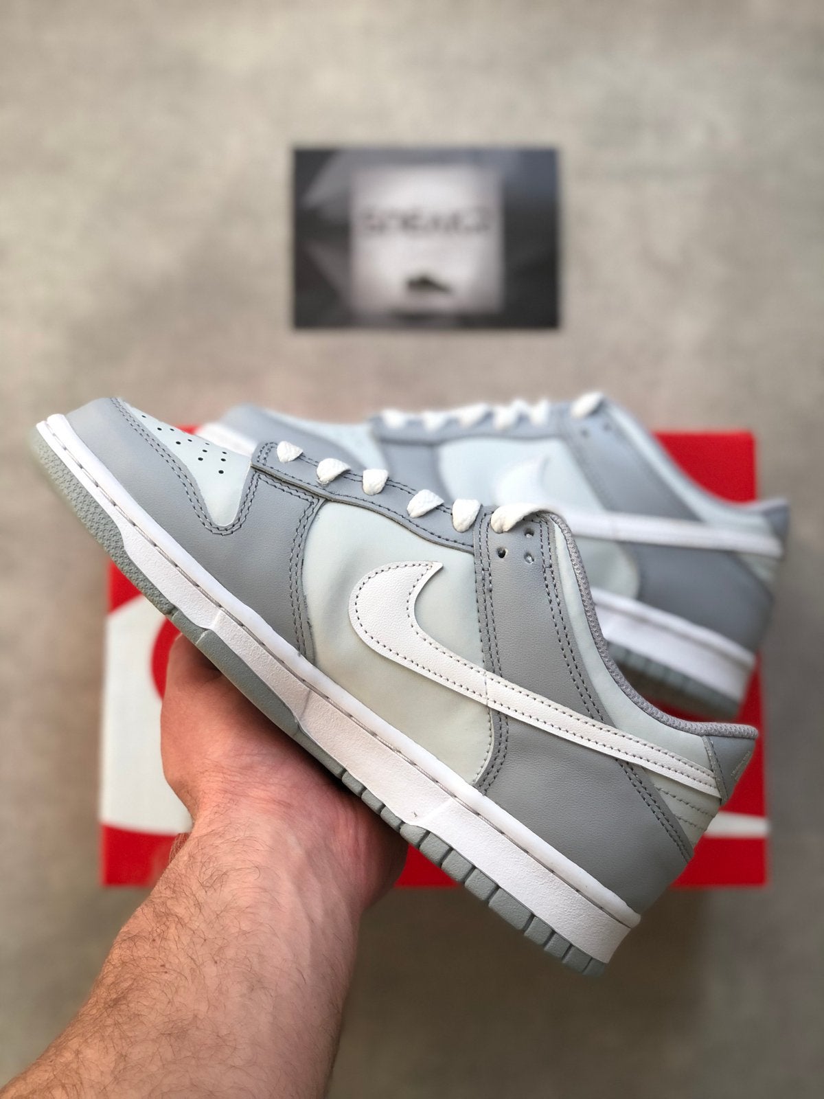 Nike Dunk Low Two Tone GS - Nieuw in doos, Colosseum 1, Nieuw, Ophalen of Verzenden, Sneakers of Gympen