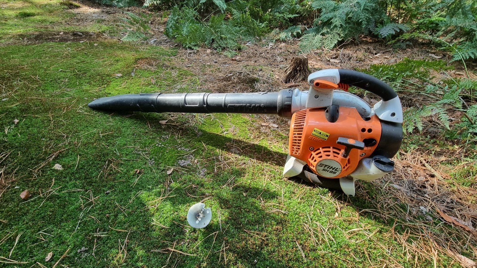 Stihl SH 86 bladblazer/bladzuiger, Tuin en Terras, Ophalen, Benzine, Gebruikt, Met zuigfunctie
