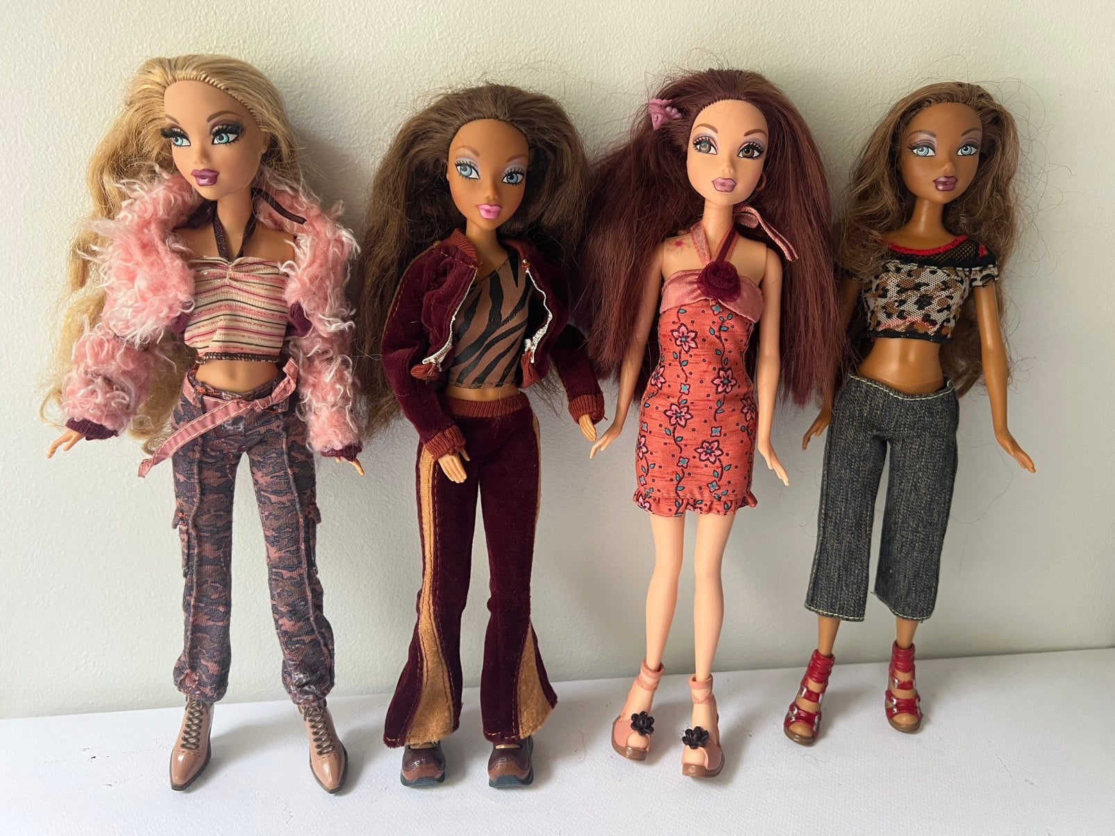 My Scene Barbie poppen set: Madison, Chelsea, Delancey, Nole, Ophalen, Gebruikt, Barbie