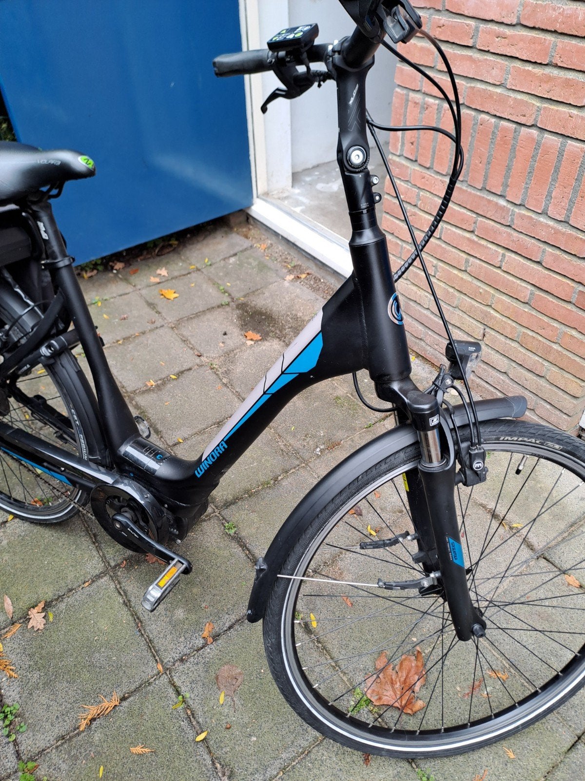 Winora elektrische  dames fiets met Yamaha accu., Ophalen, Gebruikt, 50 km per accu of meer, Overige merken