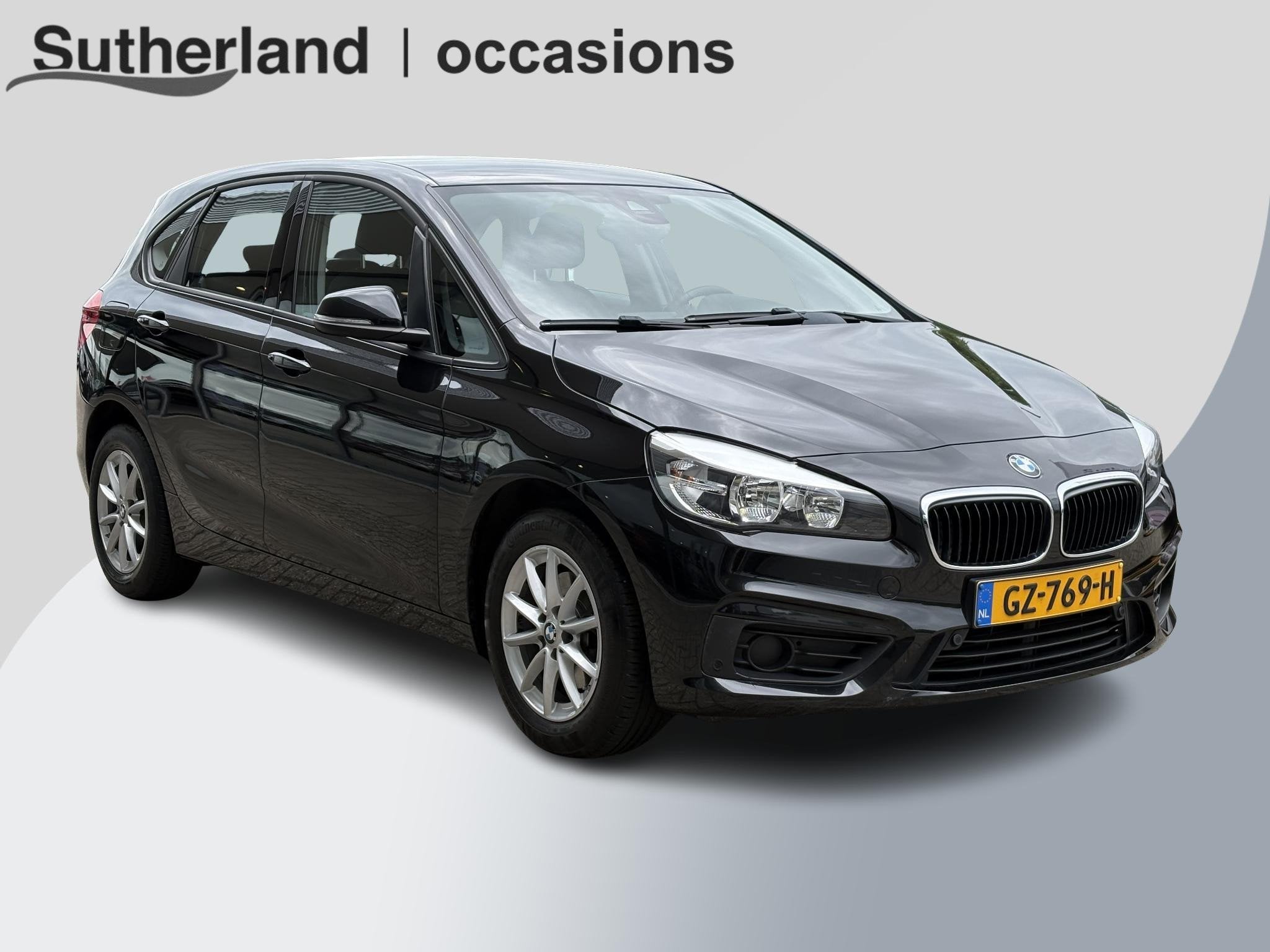 BMW 2-serie Active Tourer 218i Sport 136pk | Automaat | Park, Auto's, Gebruikt, Euro 6, LED verlichting, Zwart
