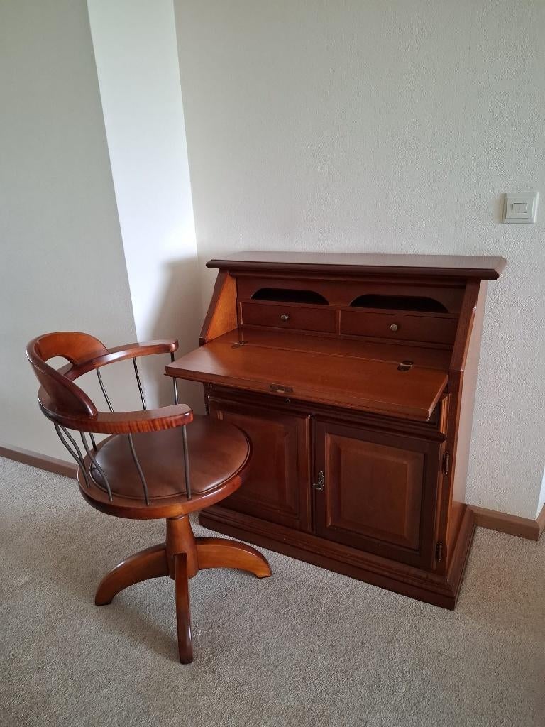 Antiek Bureau, Huis en Inrichting, Bureaus, Ophalen, Met lades, Gebruikt, Hout