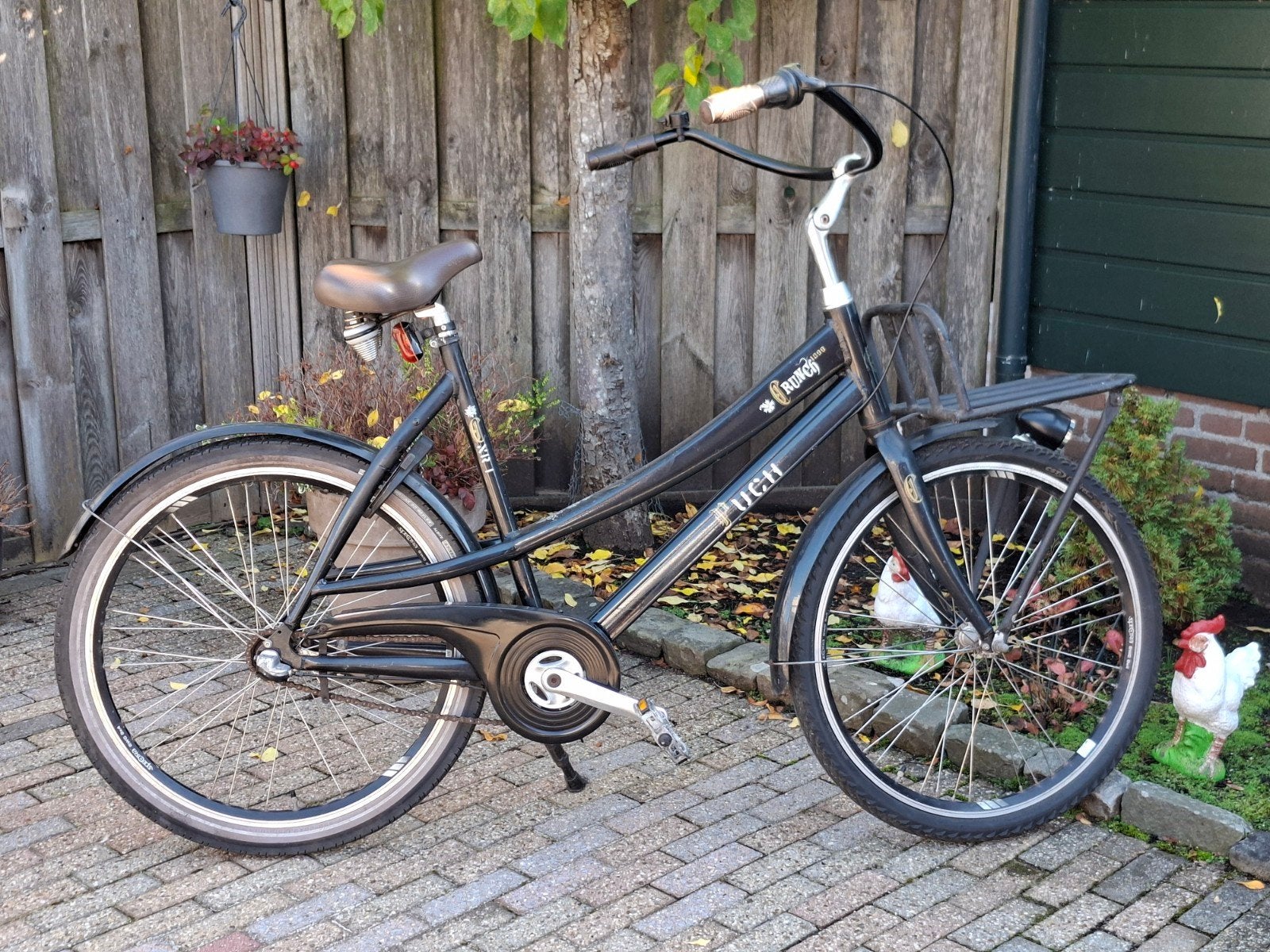 puch crunch 26' 3 versnellingen, Fietsen en Brommers, Terugtraprem, Gebruikt, Versnellingen, 49 tot 53 cm