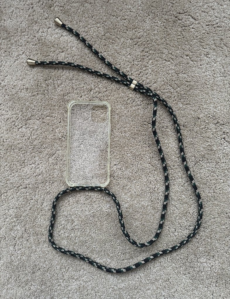 Hendy telefoonhoesje met koord - Hunter - iPhone 12/12 Pro, Telecommunicatie, Verzenden, Gebruikt, IPhone 12