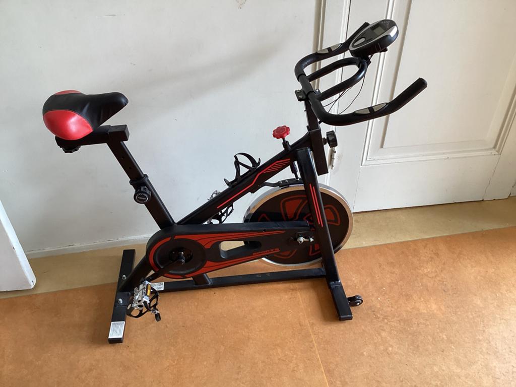 Spinningfiets, Ophalen, Spinningfiets, Zo goed als nieuw, Metaal
