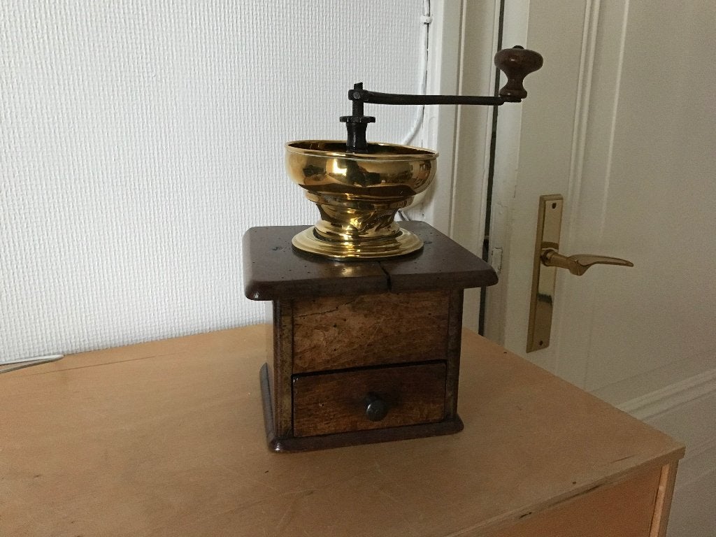 Antieke handdraai koffiemolen, Ophalen of Verzenden
