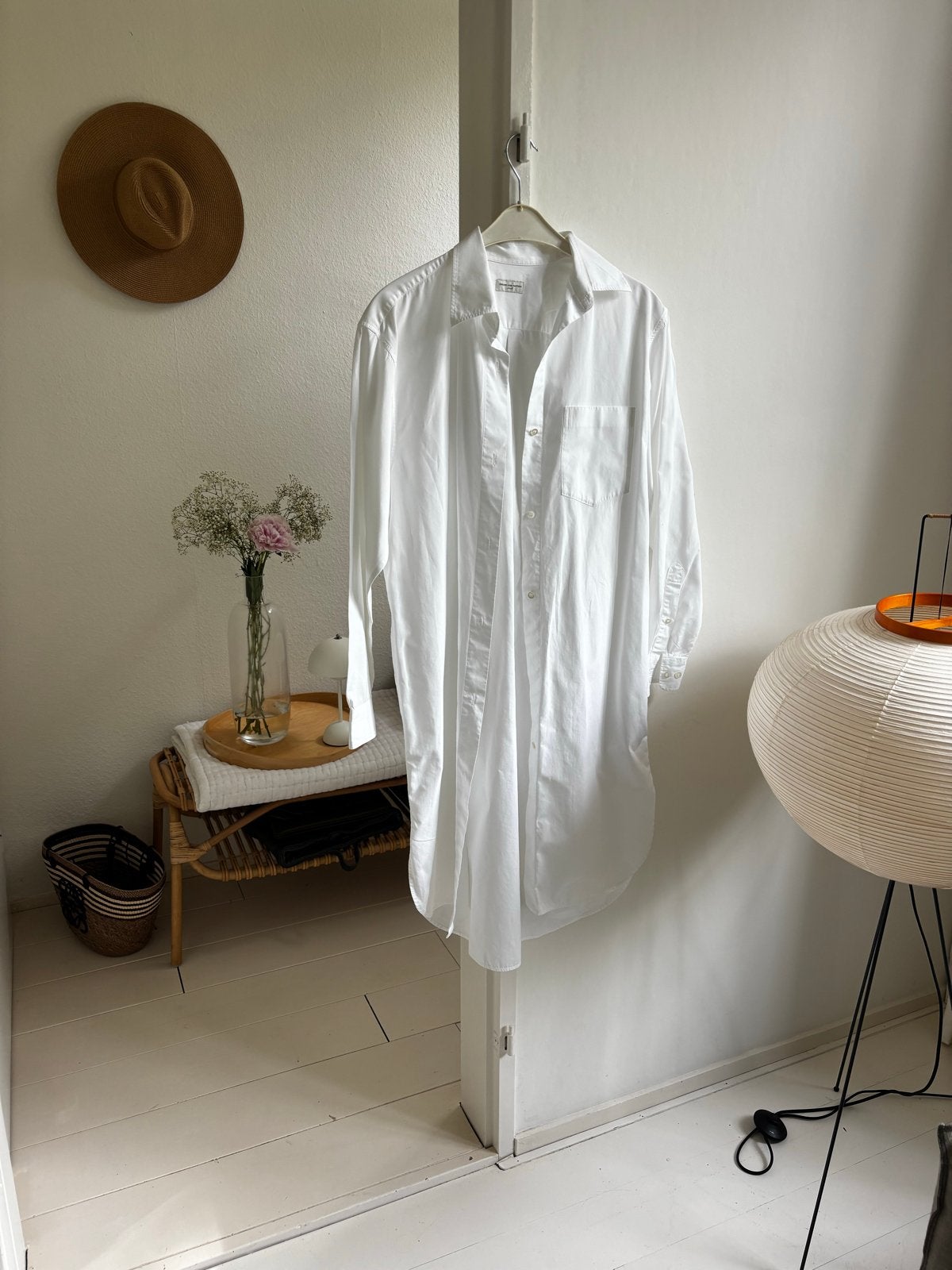Dries Van Noten Witte Crispy Katoenen Blouse, Kleding | Dames, Ophalen of Verzenden, Zo goed als nieuw, Maat 42/44 (L), Wit