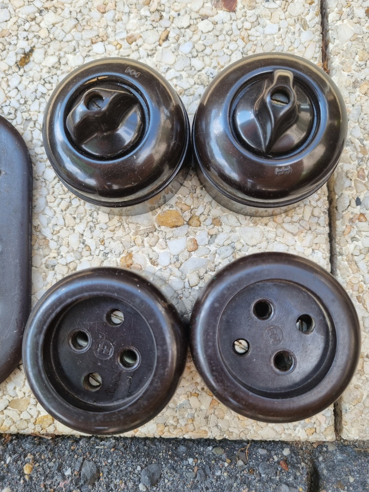Vintage Bakelieten Schakelaars en Stopcontacten, Antiek en Kunst, Ophalen of Verzenden