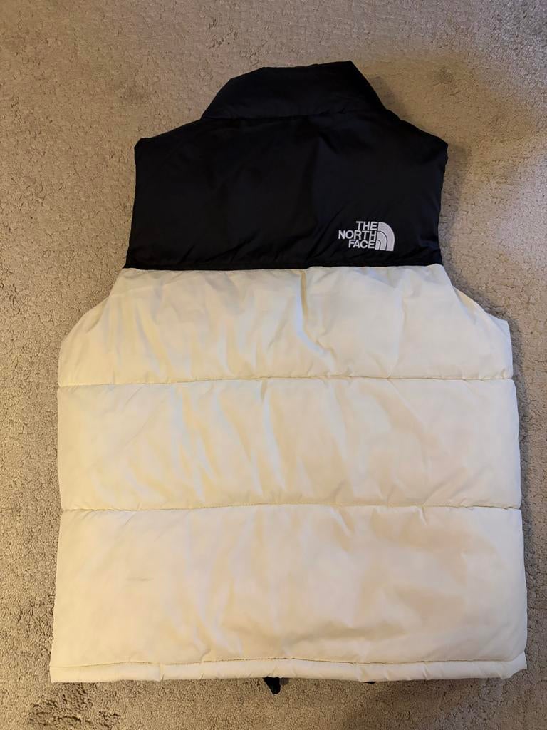 The North Face Bodywarmer Zwart/Wit Maat L, Kleding | Heren, Bodywarmers, Ophalen of Verzenden, Zo goed als nieuw, Maat 52/54 (L)