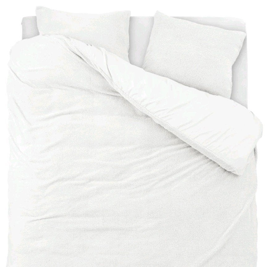Sleeptime Teddy Dekbedovertrek Wit 200x200/220 incl. Slopen, Wit, Dekbedovertrek, Onbekend, Sleeptime