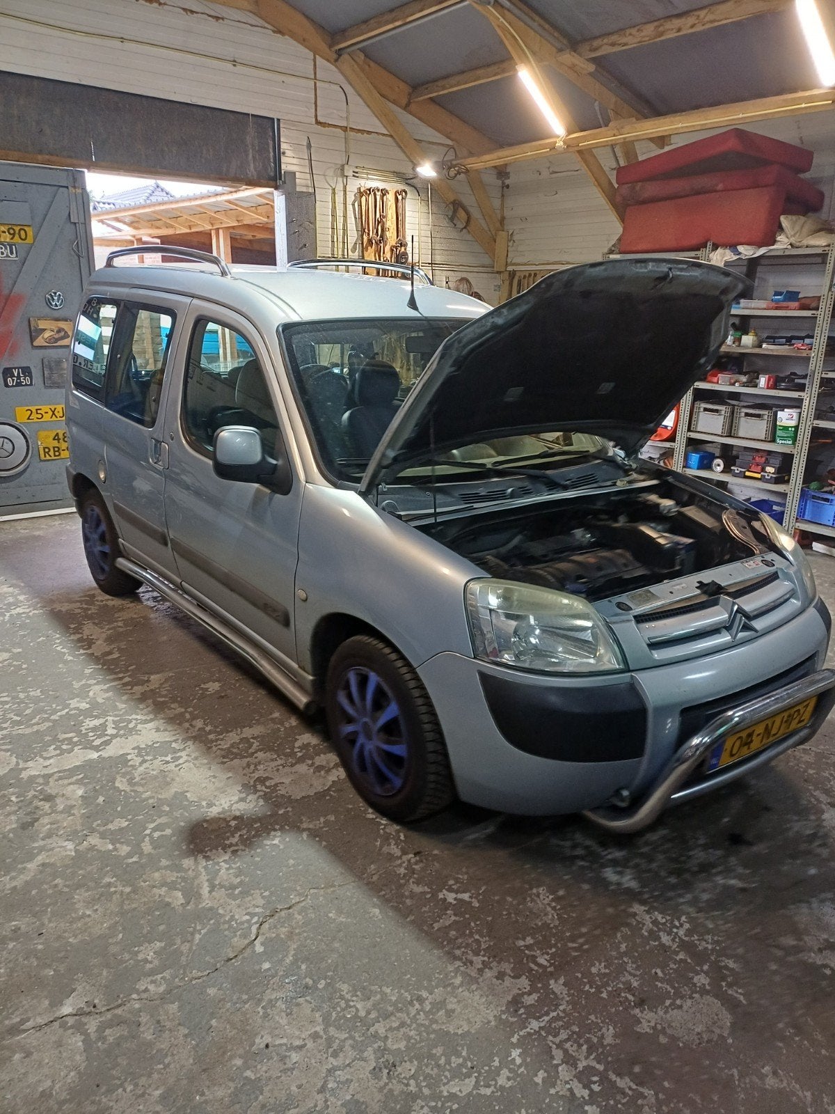 bullbar, sidebars en dakdragers Citröen Berlingo, Ophalen
