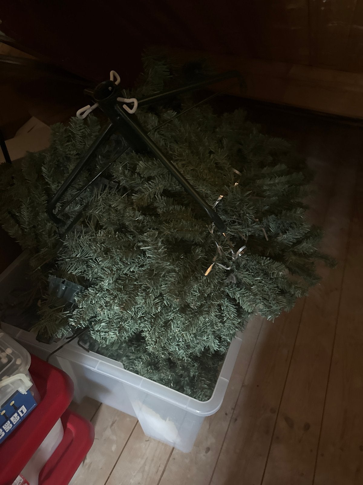 Kunstkerstboom 1.80 hoog, Ophalen