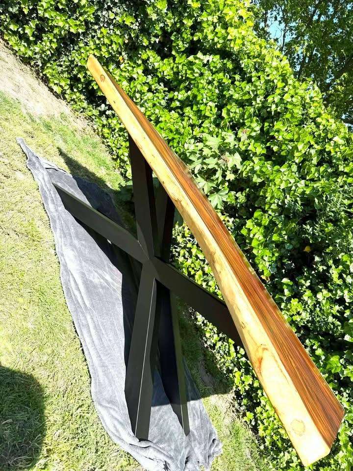 Nieuwe Suar Boomstam Tafel, Ophalen of Verzenden, Zo goed als nieuw