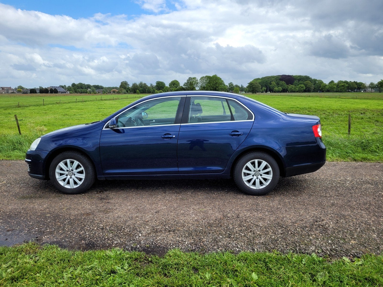 Volkswagen Jetta 1.6 FSI 85KW 2007 Blauw, Voorwielaandrijving, Stof, Zwart, 1200 kg