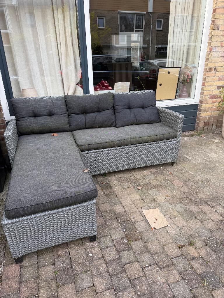 Loungeset tuin Jysk Mora, Tuin en Terras, Ophalen, Gebruikt, 3 zitplaatsen, Loungeset