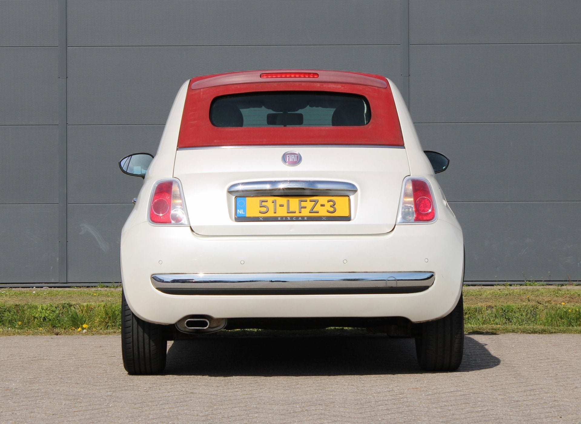 Fiat 500 C 1.2 Lounge Automaat Bluetooth Cabrio NweDistribut, Auto's, Fiat, Euro 5, Stof, Gebruikt, Cabriolet