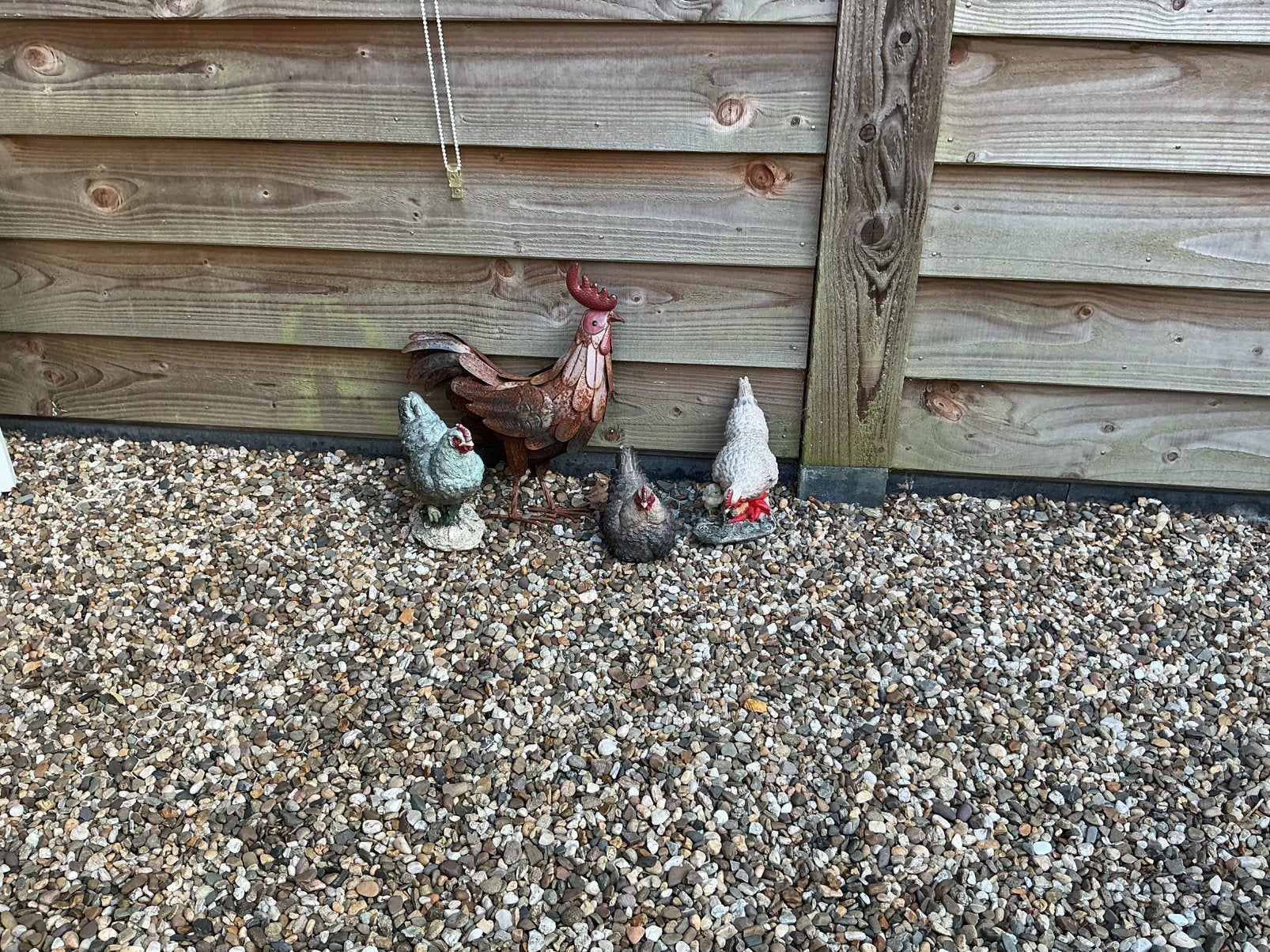 Decoratieve kippen en haan voor tuin of huis, Ophalen, Gebruikt, Meerkleurig, Landelijk