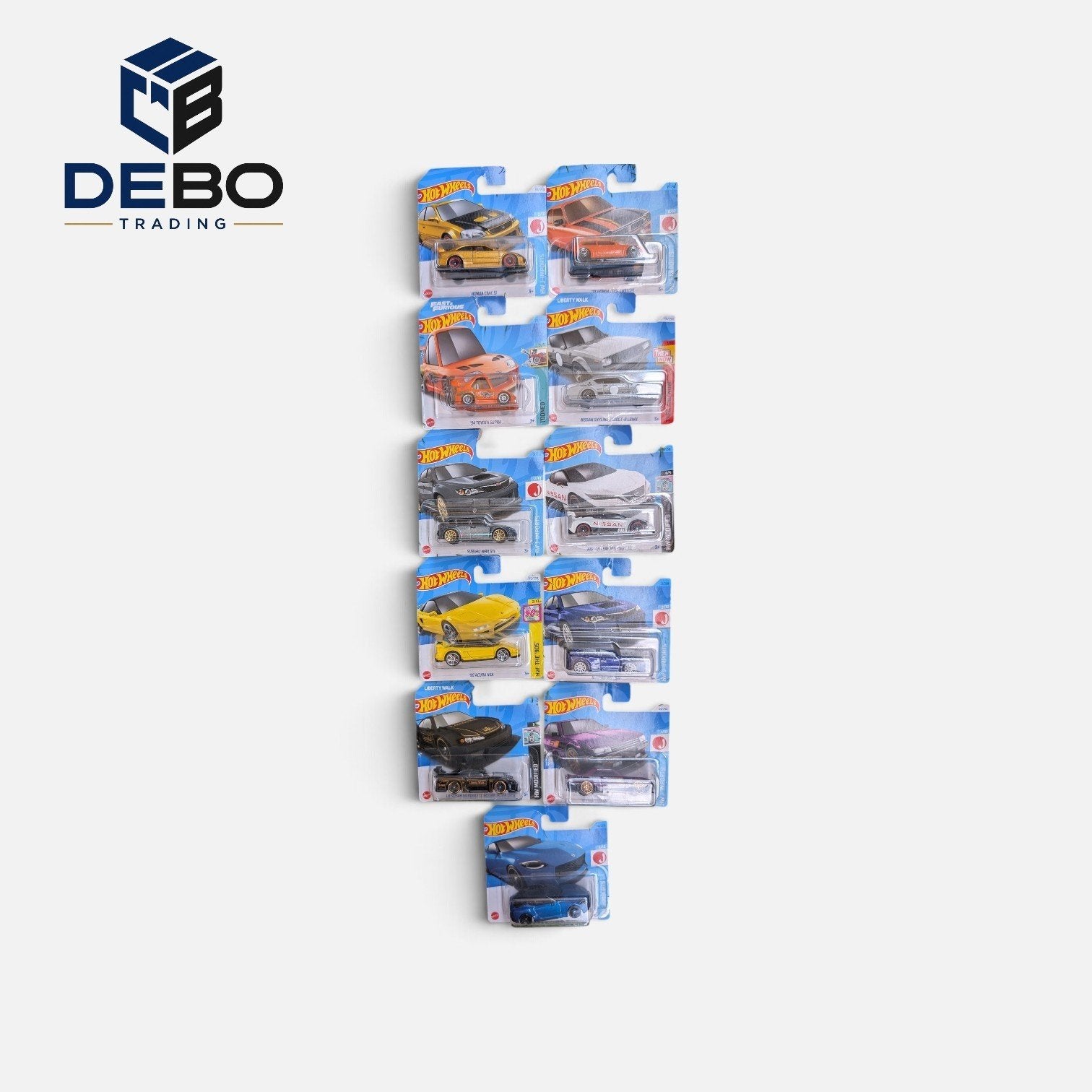 Hot Wheels JDM Bundel - 11 stuks - Nieuw in verpakking, Ophalen of Verzenden, Nieuw, Auto