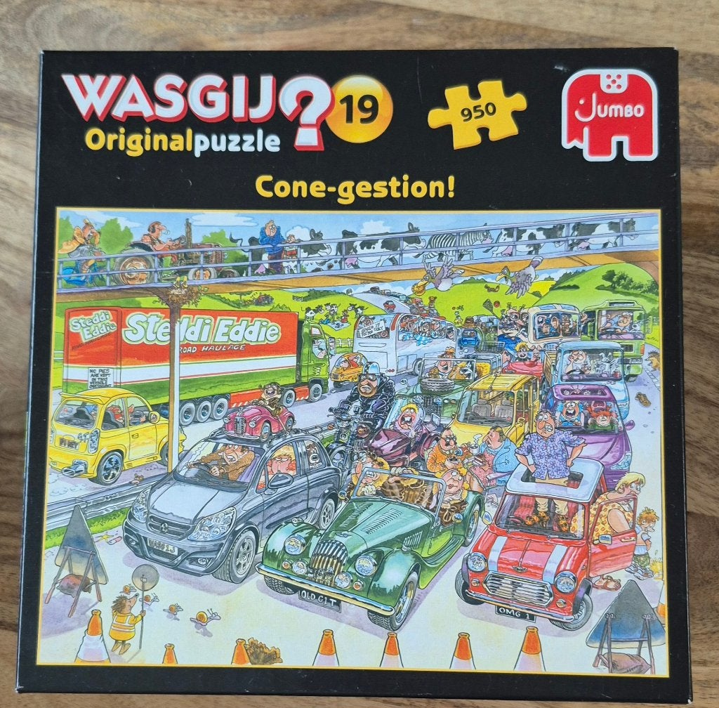 O.a. Wasgij puzzels, Ophalen, 500 t/m 1500 stukjes, Zo goed als nieuw, Legpuzzel