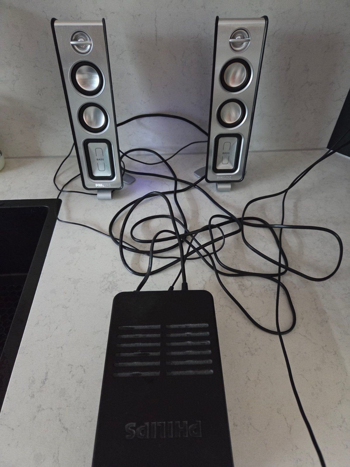 Philips Multimedia speaker set  MMS 321, Computers en Software, Pc speakers, Ophalen of Verzenden, Zo goed als nieuw