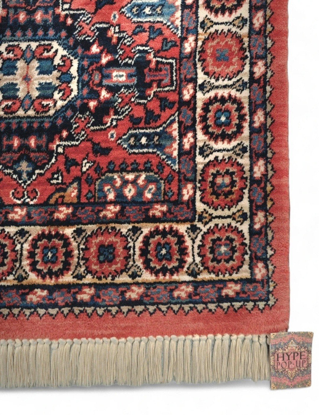 Vintage oosters wol Kadjar tapijt loper orange 73x297cm, Perzisch, Klassiek, Oosters, 200 cm of meer, Www.hypepopup.nl, Zo goed als nieuw