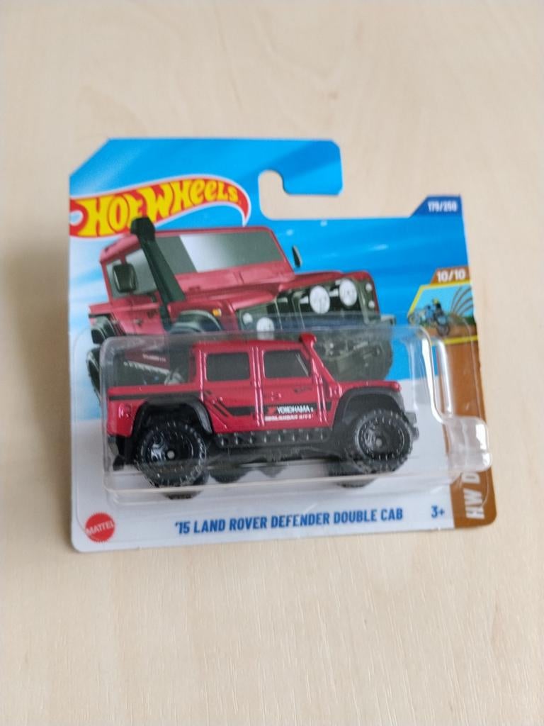 Hotwheels '15 land Rover defender double cab, Ophalen of Verzenden, Nieuw, Auto