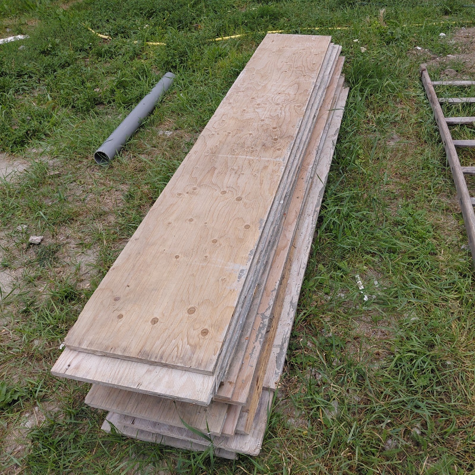 Underlayment stroken voor bekisting, 35-40 cm breed, 35m, Ophalen