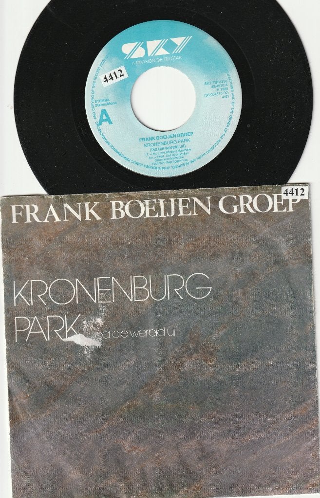 Frank Boeijen Groep Kronenburg Park (Ga Die Wereld Uit) 1985, Ophalen, Gebruikt, Pop