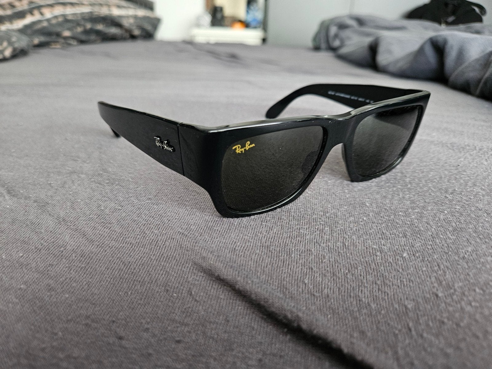 Ray-Ban Zonnebril Zwart - Zo goed als nieuw, Ophalen, Zonnebril, Zwart, Zo goed als nieuw