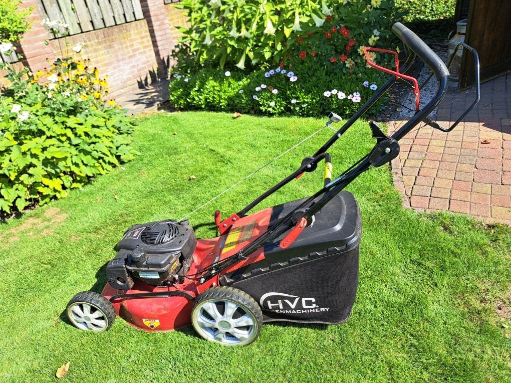 benzine grasmaaier HVC 450, Tuin en Terras, Ophalen, Cirkelmaaier, Gebruikt, HVC