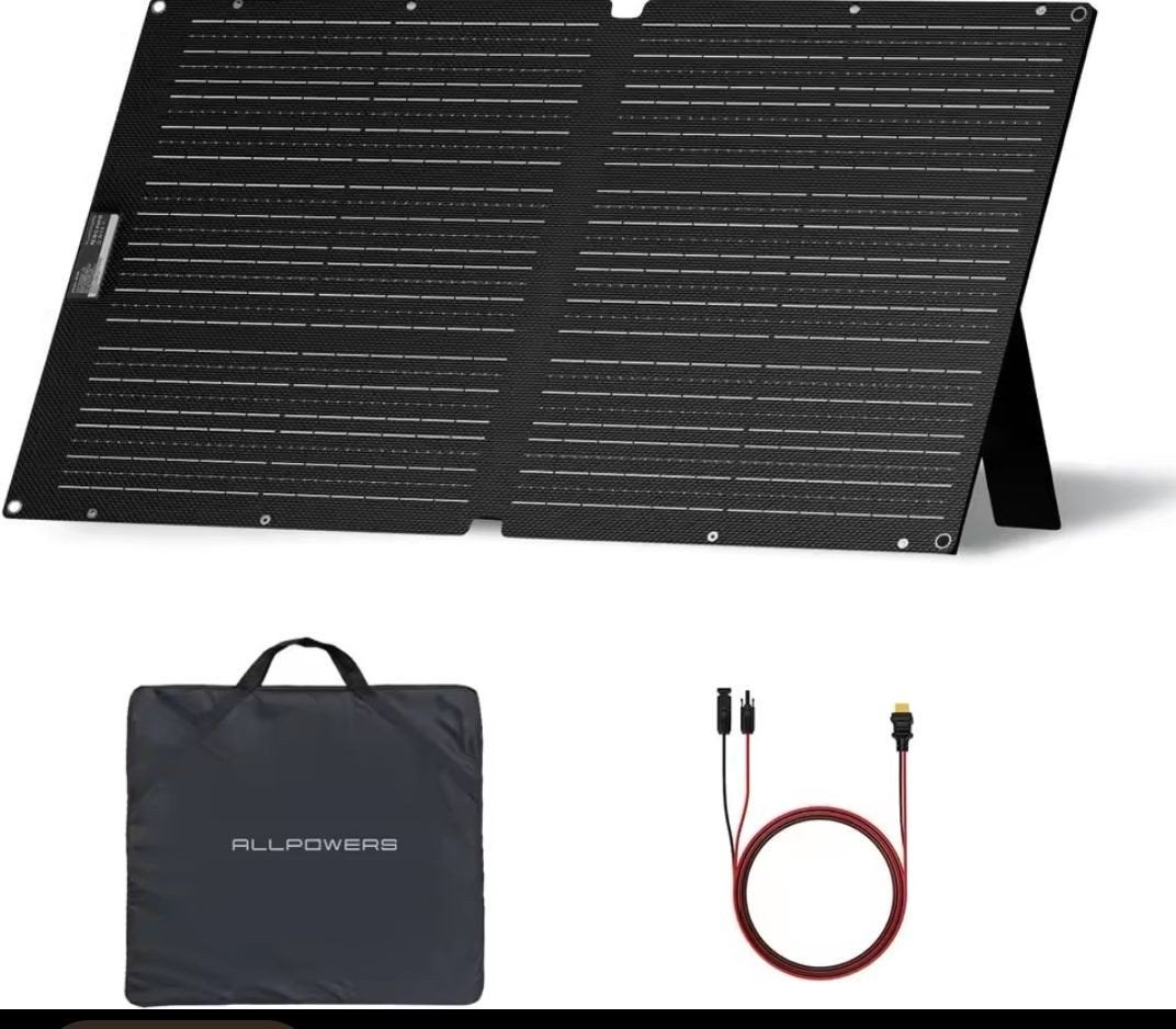 ALLPOWERS 100W Draagbaar Zonnepaneel - Opvouwbaar, Ophalen of Verzenden, Nieuw