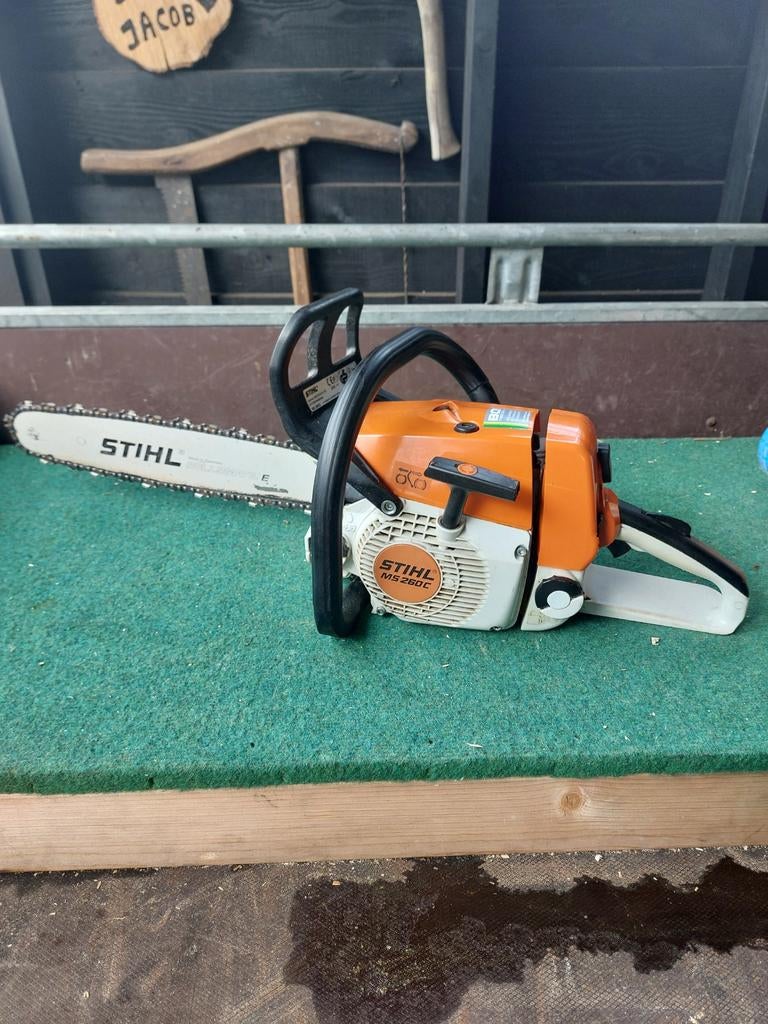 Stihl ms 260c kettingzaag bj 2010, Tuin en Terras, Hand-tuingereedschap, Ophalen, Zo goed als nieuw