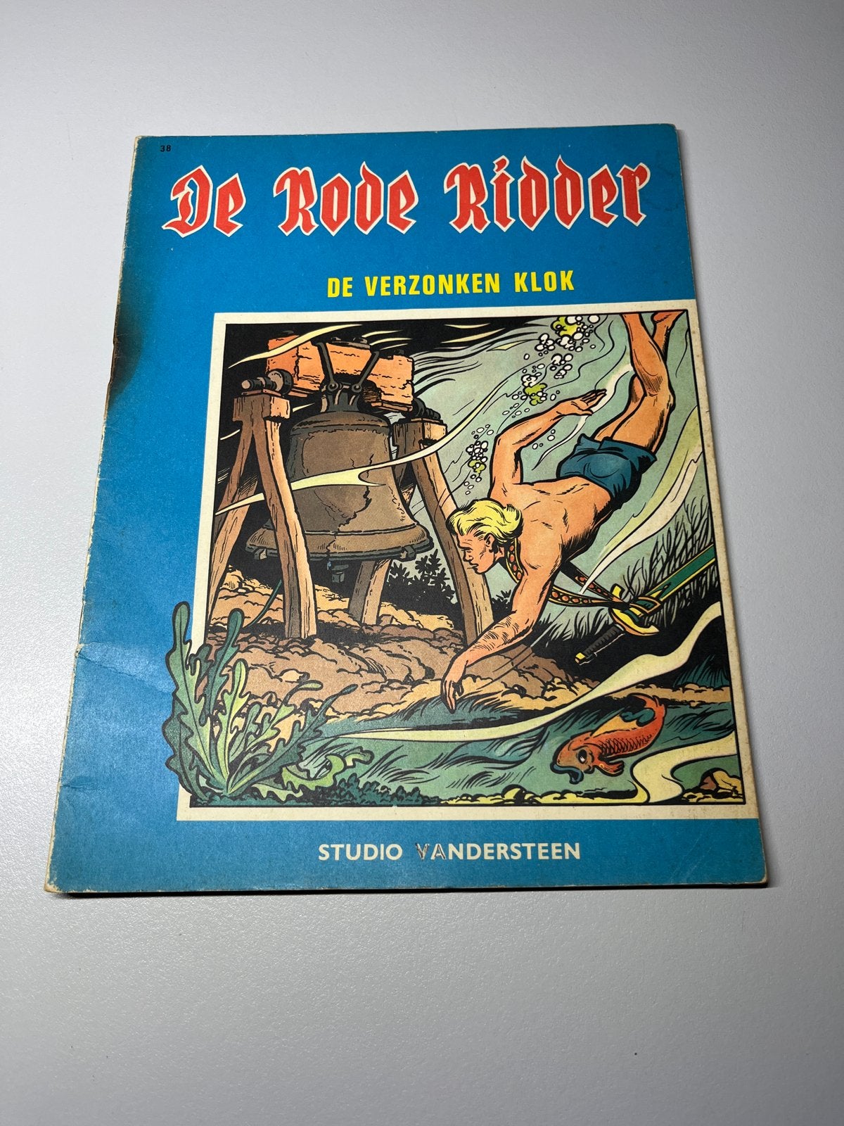 De Rode Ridder - De Verzonken Klok (Studio Vandersteen), Boeken, Eén stripboek, Ophalen of Verzenden, Gelezen
