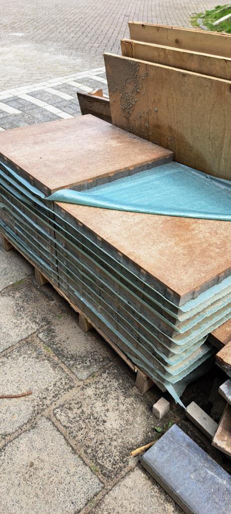 Nieuwe betontegels Peschiera mei - ruim 7 m2, Tuin en Terras, Tegels en Klinkers, Ophalen, Nieuw, 5 tot 10 m², Beton