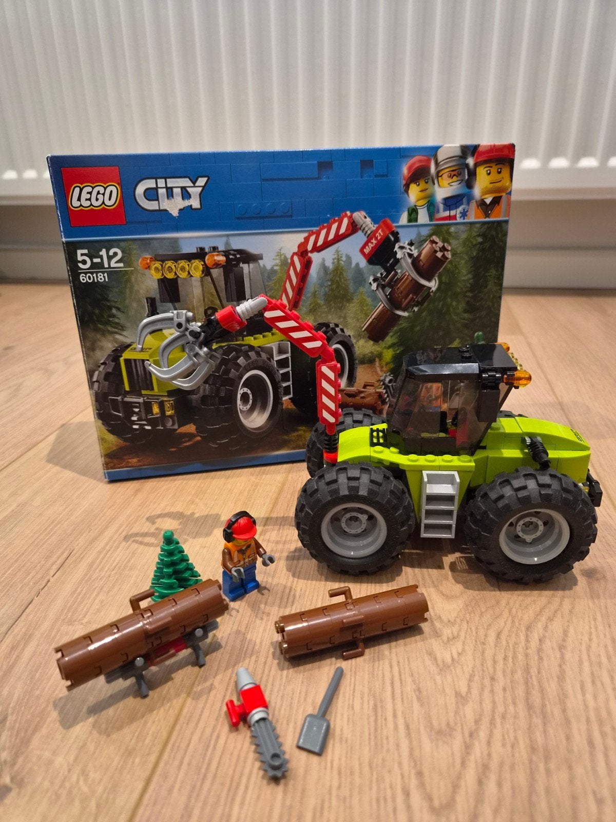 LEGO City 60181 Bosbouwtractor met minifiguur, Compleet, City, Lego, Ophalen of Verzenden