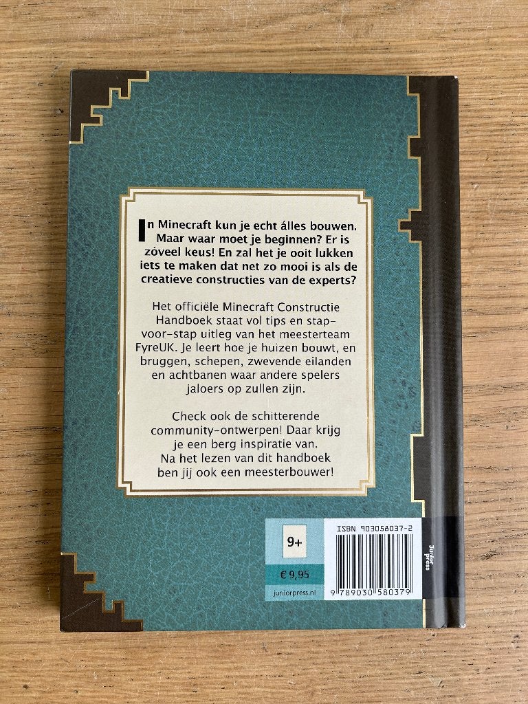 Minecraft Constructie Handboek, Ophalen of Verzenden, Zo goed als nieuw