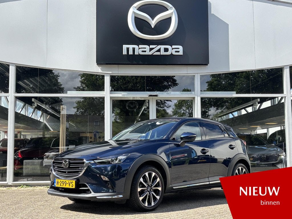 Mazda CX-3 2.0 SkyActiv-G 121 Luxury NL-Auto, 1e Eig Dealer, Auto's, Mazda, Gebruikt, 4 cilinders, Leder en Stof, Origineel Nederlands