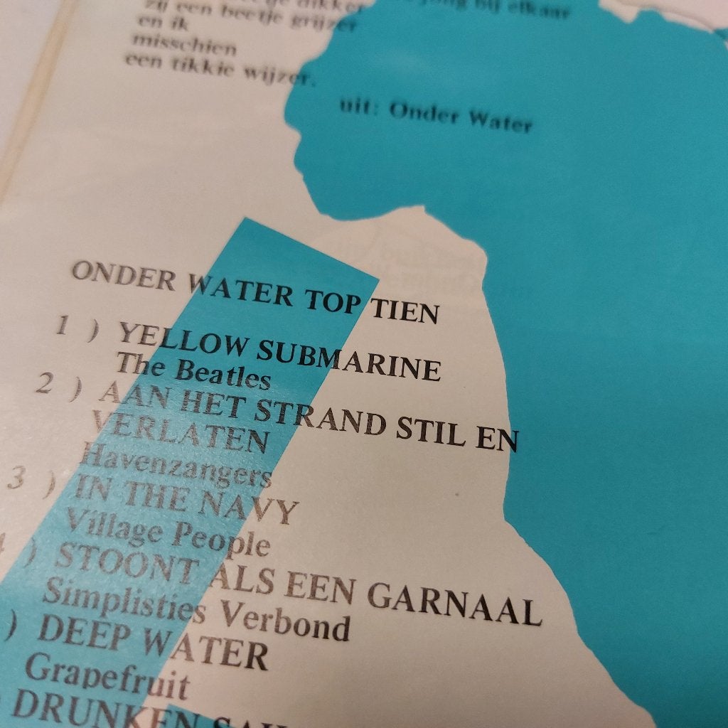 Herman van Veen PROGRAMMA 1980 Onder Water, Verzamelen, Gebruikt, Verzenden, NvT, Herman van Veen