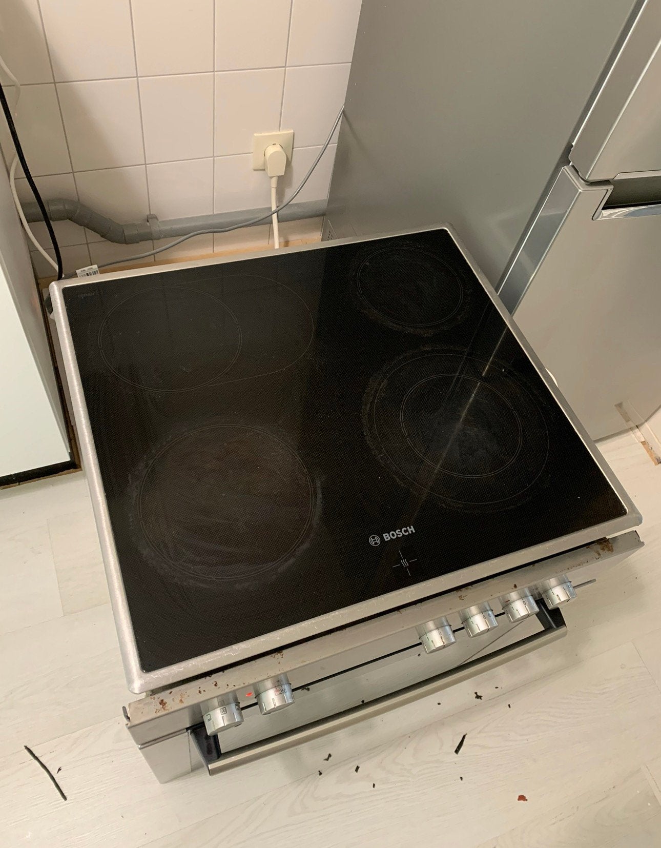 Bosch Inbouw kookplaten met oven, Ophalen, 4 kookzones, Zo goed als nieuw, Inbouw