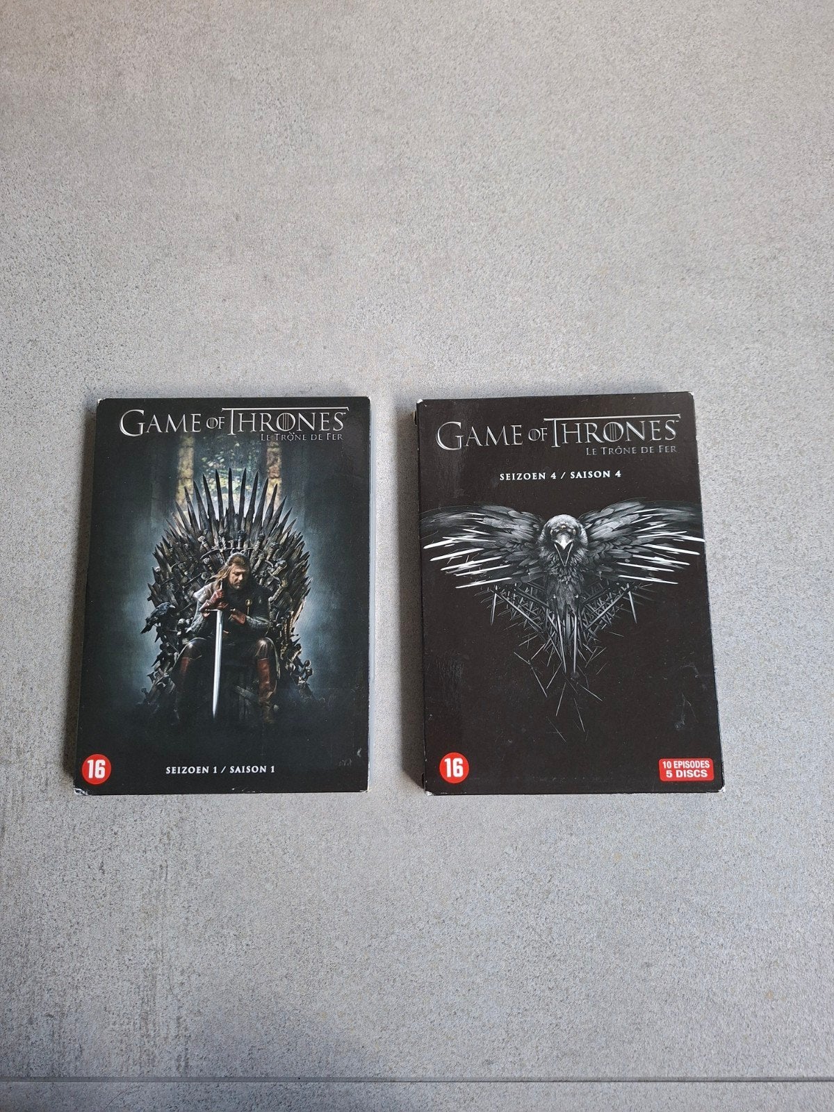 Game of Thrones Seizoen 1 & 4 DVD - Zo goed als nieuw, Engels, Vanaf 16 jaar, Ophalen of Verzenden, Zo goed als nieuw