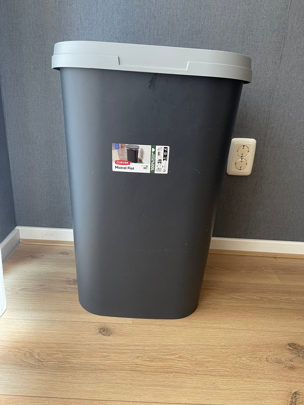 Curver afvalbak 50L, Tuin en Terras, Ophalen, Zo goed als nieuw, Rechthoekig, Kunststof