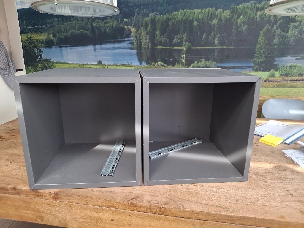 Eket wandkastjes Ikea, Ophalen, Gebruikt
